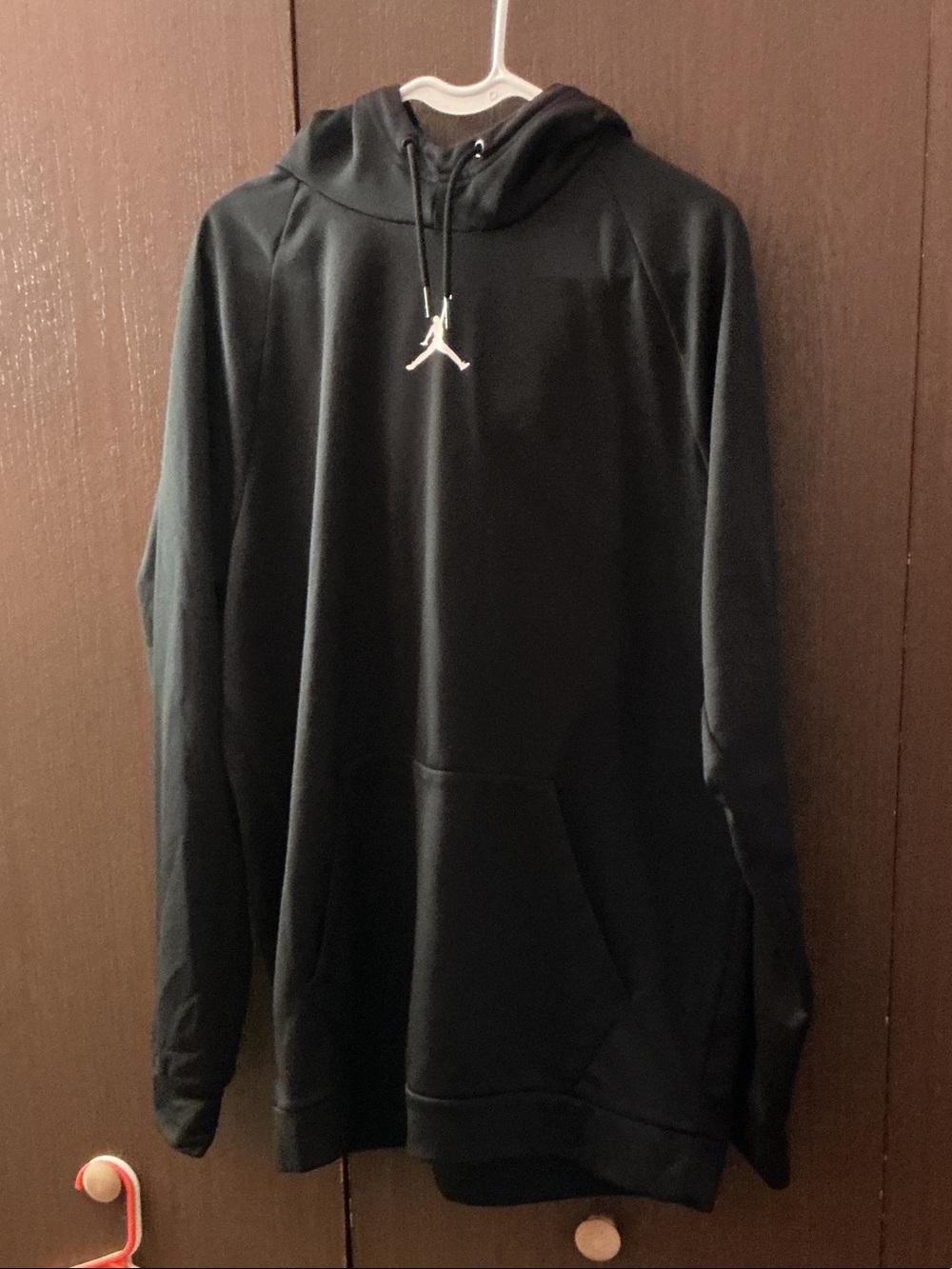 Jordan Black Hoodie with White Jumpman